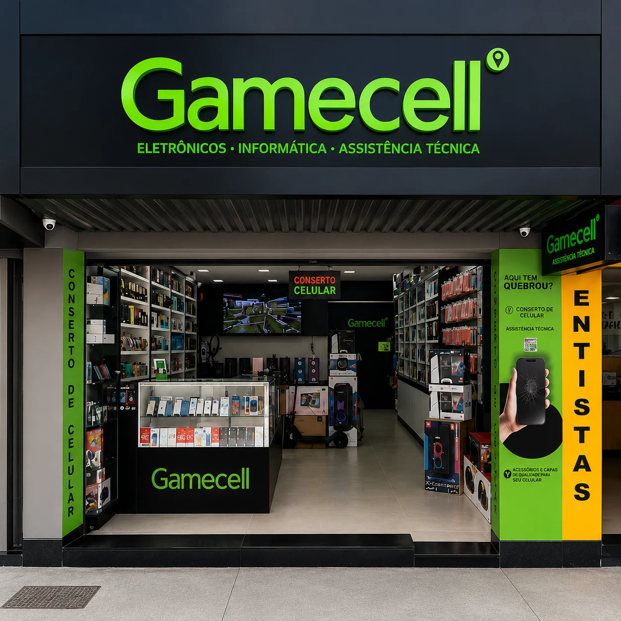 Loja GameCell Eletrônicos em Itajaí